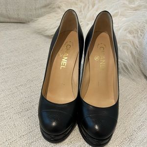 Stunning Chanel Platform Pumps
